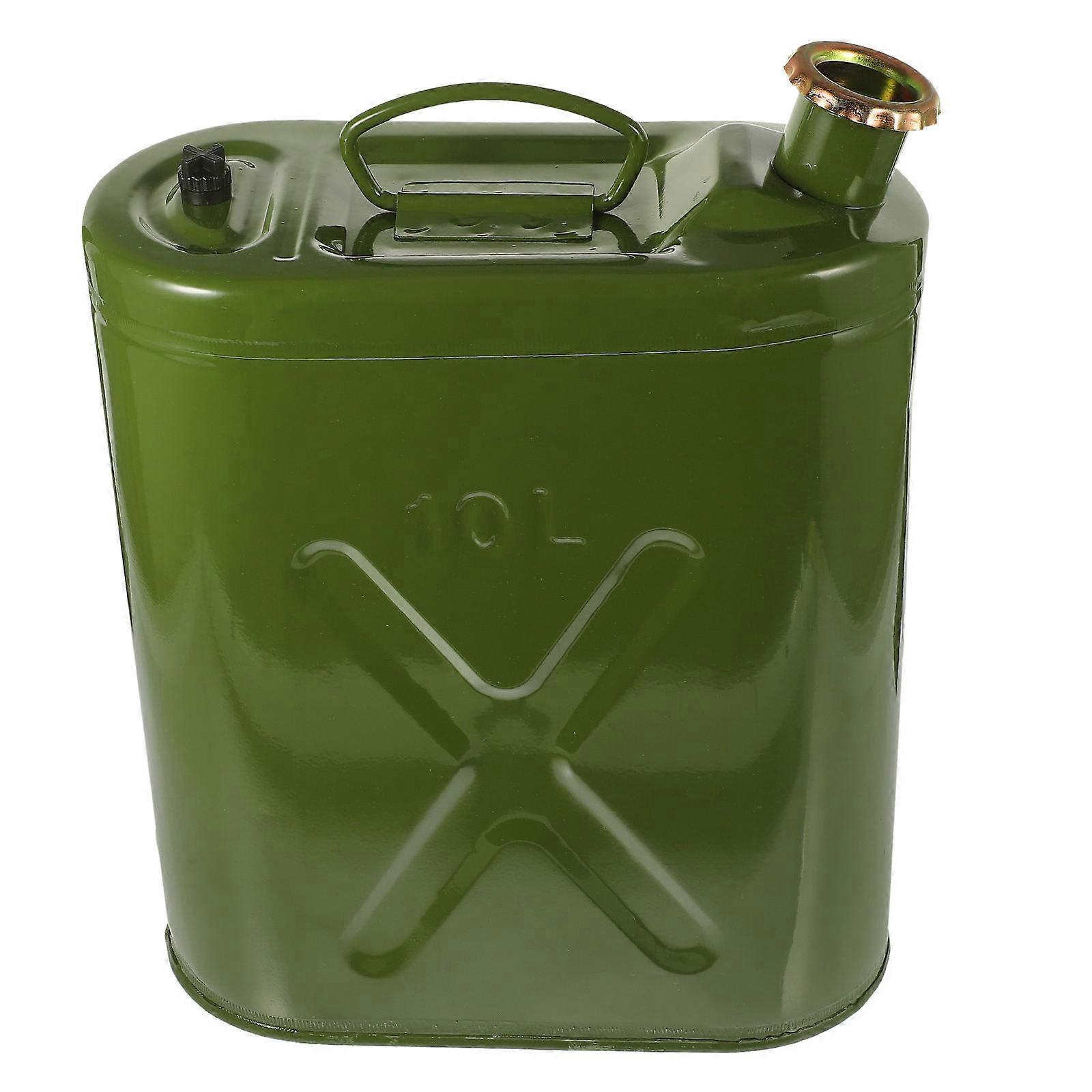 Green Gasoline Tank for Storage Use 1Pcs Durable 10L Tinplate