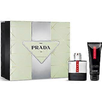 Prada Luna Rossa Carbon Gift Set 50ml EDT Spray - Shower Gel 75ml