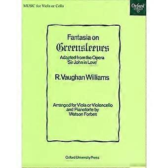Fantasie über Greensleeves: Viola oder Violoncello Solo und Klavier