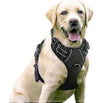 Hondentuigje zonder trekken, gevoerd en verstelbaar, voor het trainen of uitlaten van grote honden