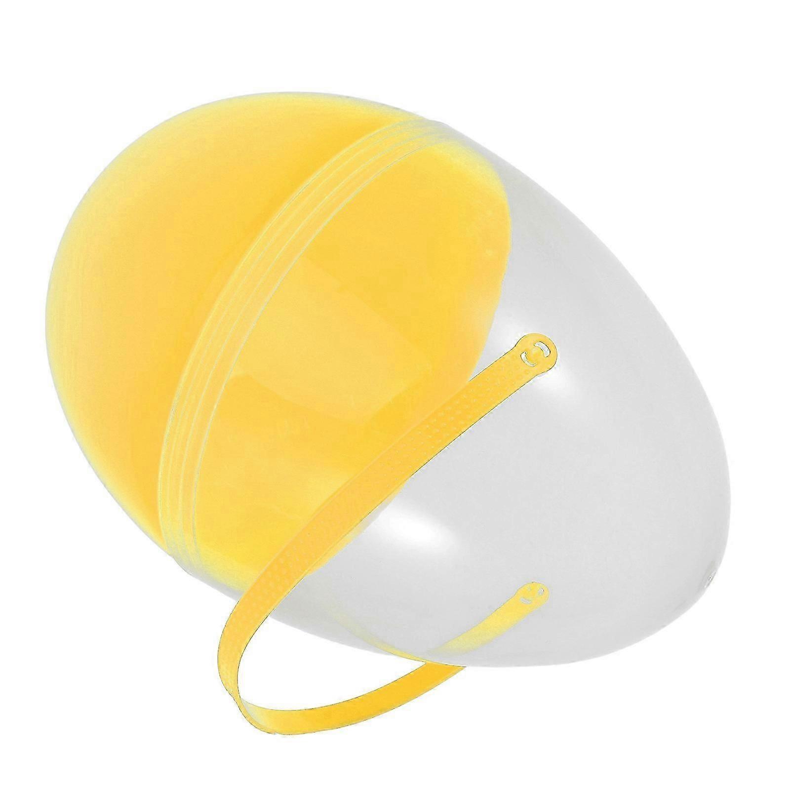 Large Clear Fillable Easter Eggs with Handle for Storage
