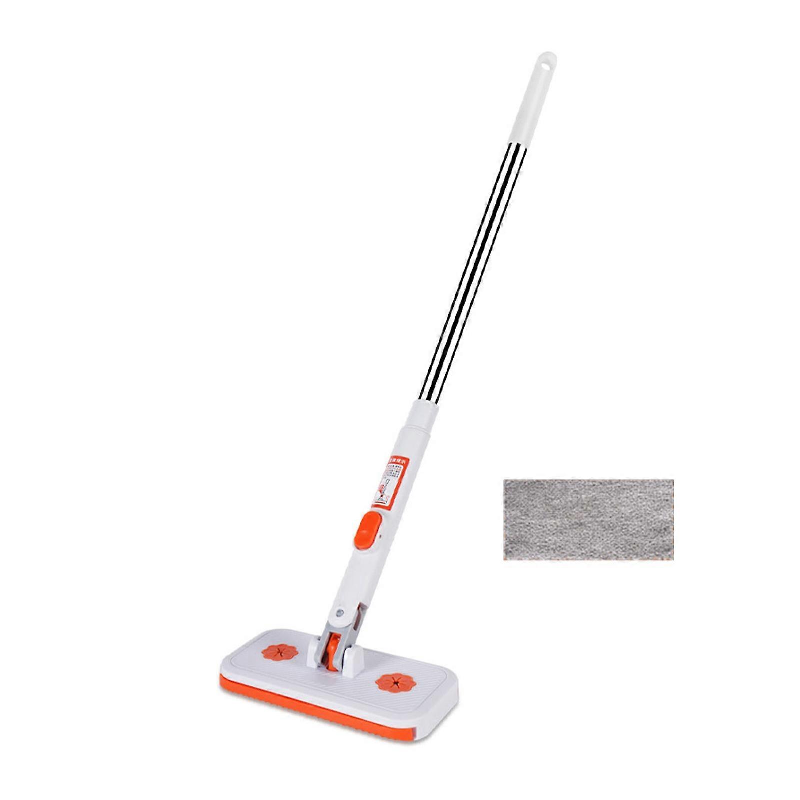 Compact Mini Mop with Locking Head and Quick Cloth Change for Multi Surface Cleaning