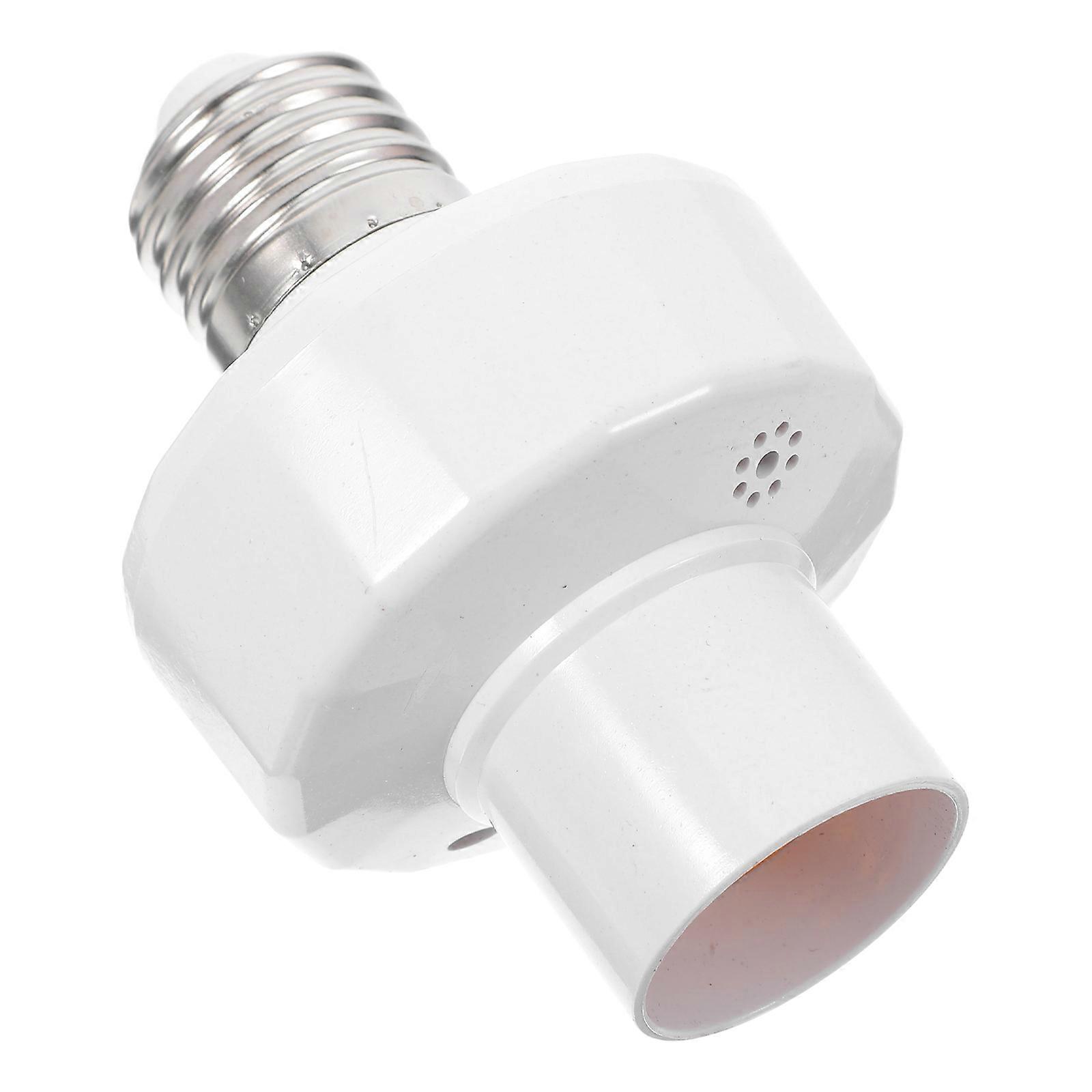 White LED Lamp Holder Socket with Motion Activation for Security Light