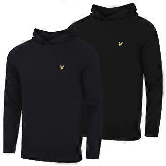 Pull à capuche de golf Lyle & Scott pour homme, collection 2026, respirant et doux, en mélange de laine mérinos.
