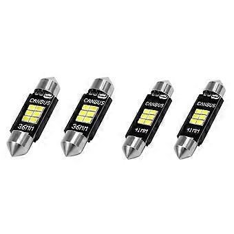4 Pcs 400 Lumen 3020 Chipsatz Canbus Fehler Kostenlose Led-lampen für Innen Auto Lichter Lizenz Platte Dom