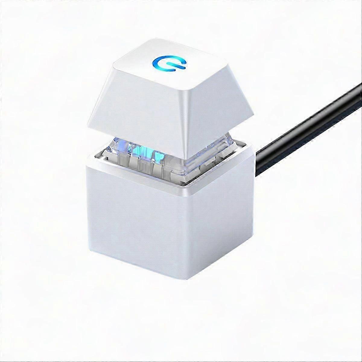 PC Power Switch Button, 2M Extension Cable for Computer Motherboard External Start LED Light