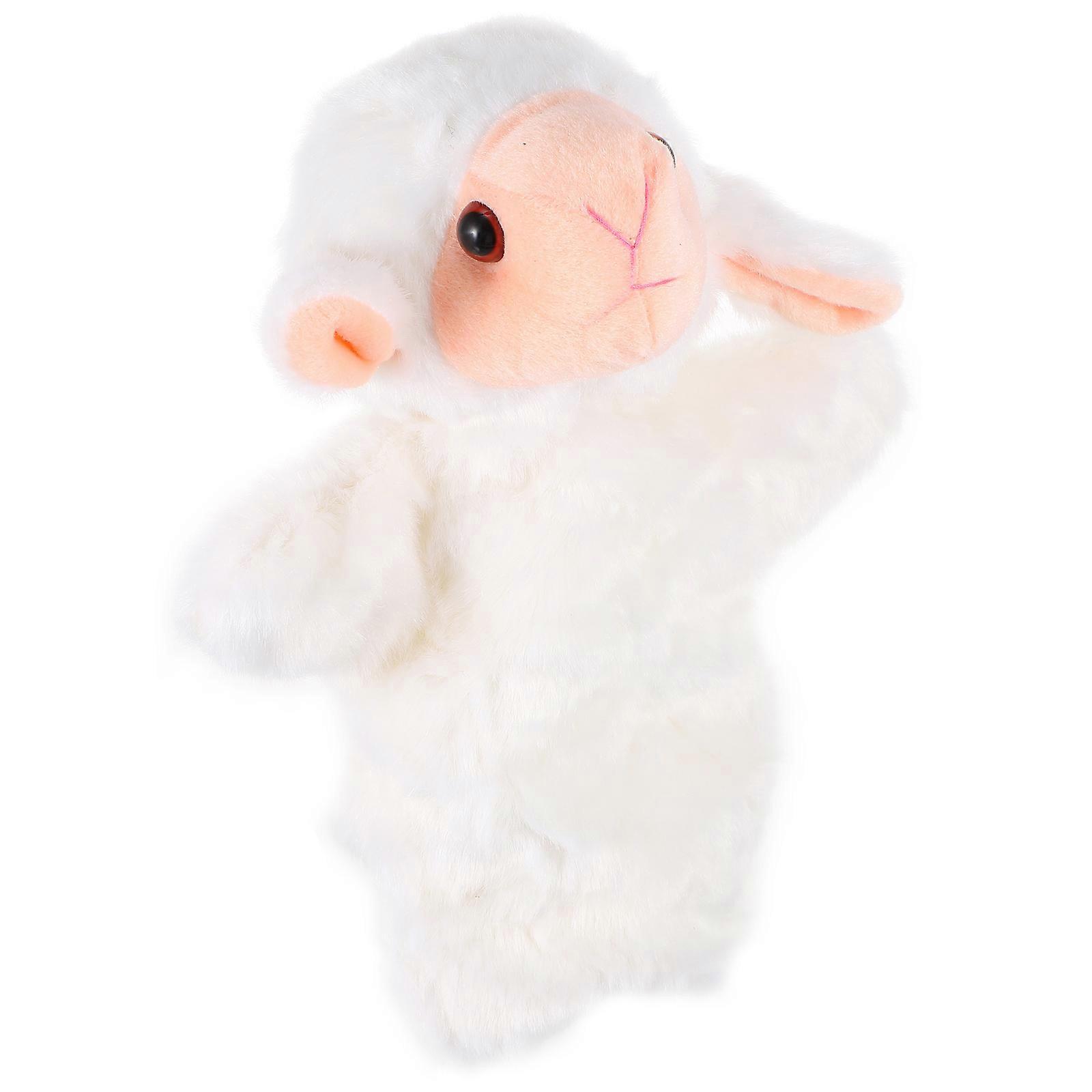 Interactive Sheep Hand Puppet Toy for Playing 1Pcs Fun Educational Plush