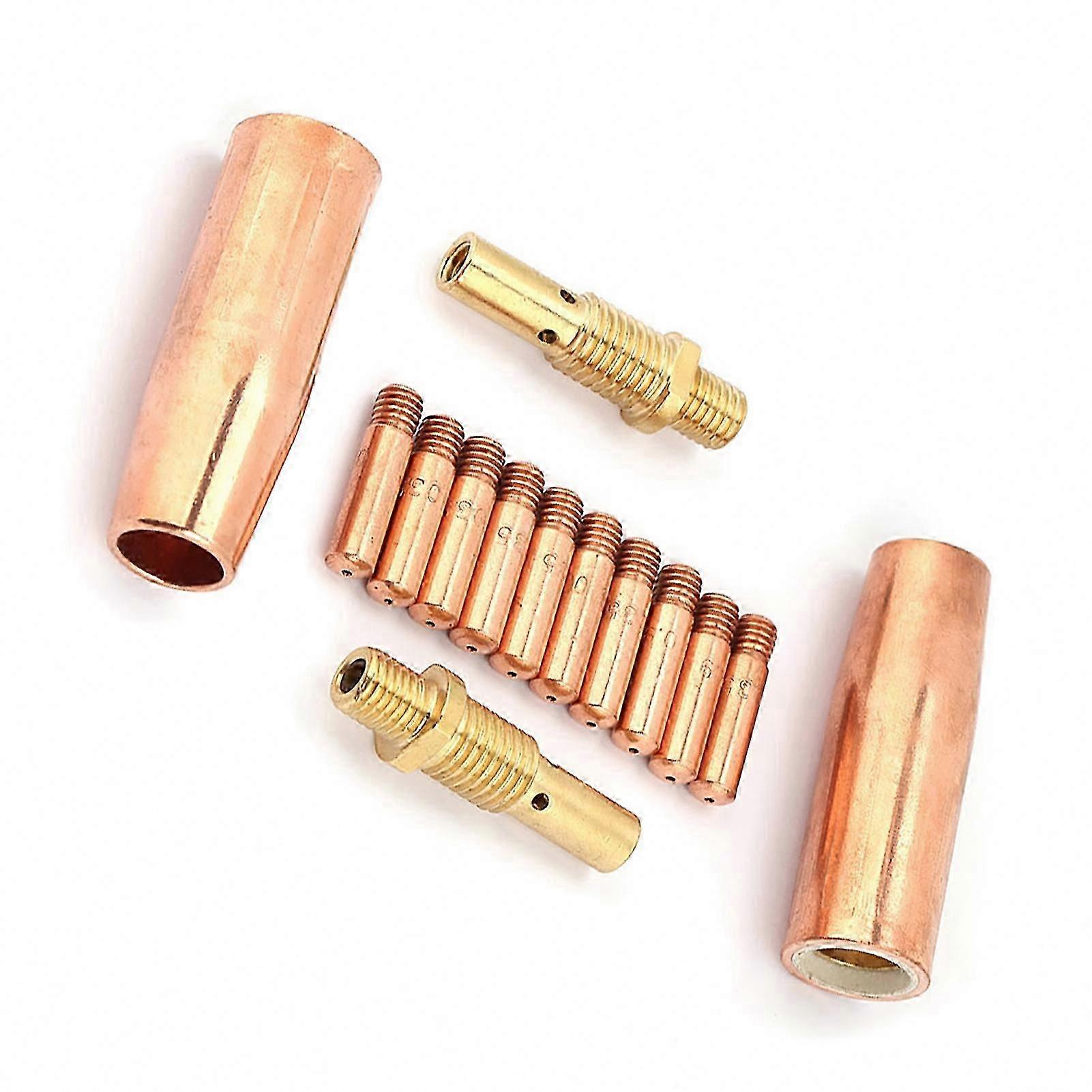 14-Piece Nozzle Diffuser Tip Set for MIG Welding Guns