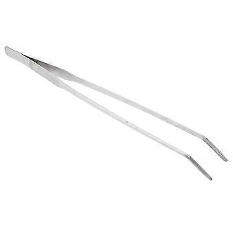 27 cm lange Pinzette aus Edelstahl mit gebogener Spitze, Aquarien-Pflanzenzange für Aquarien