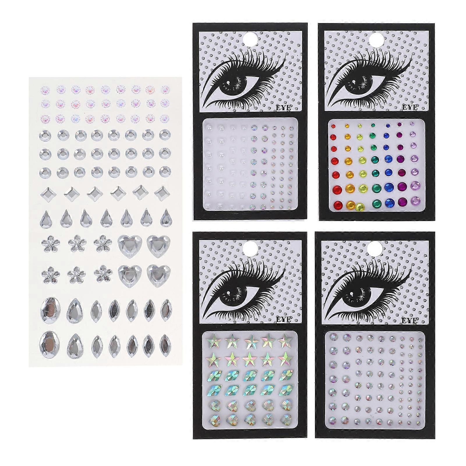 Ansiktsstenar för makeupartister, 5 ark, förpackning