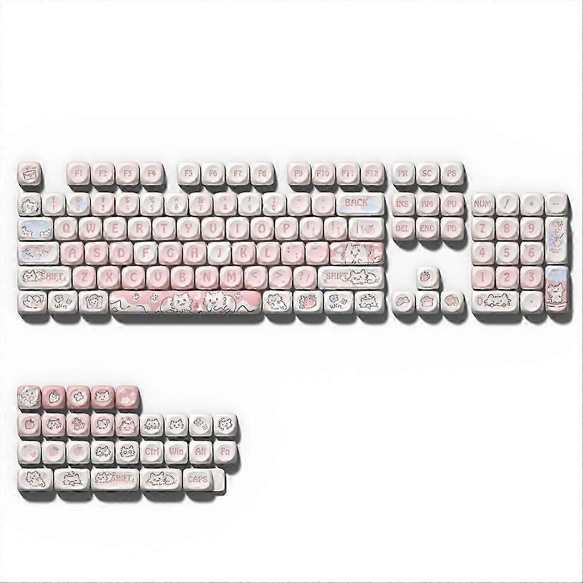 Contour 4.0 Side Engraved Keycap PBT Translucent 130 Key