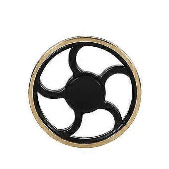 Spinner manual em aço inoxidável em formato de roda para crianças e adultos - Rolamento de alta velocidade