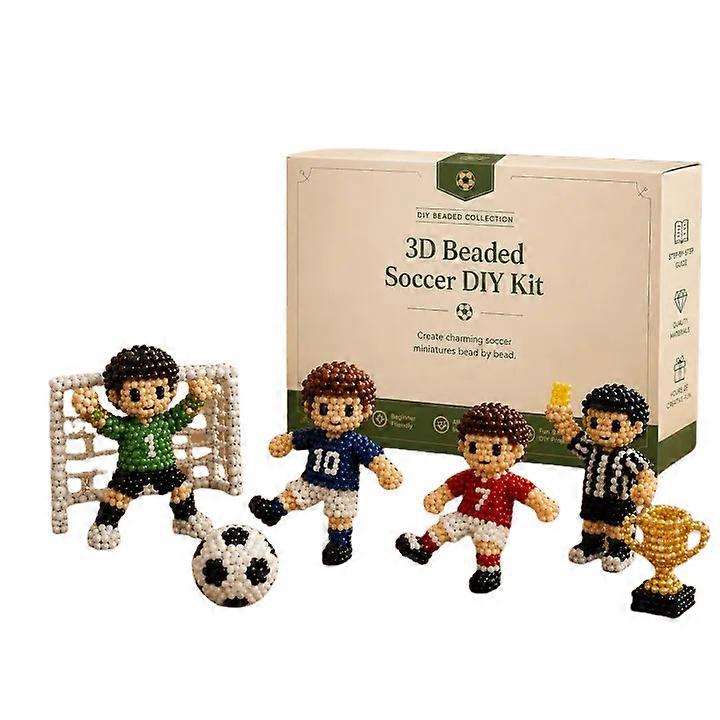 3D-perlefotball DIY-sett