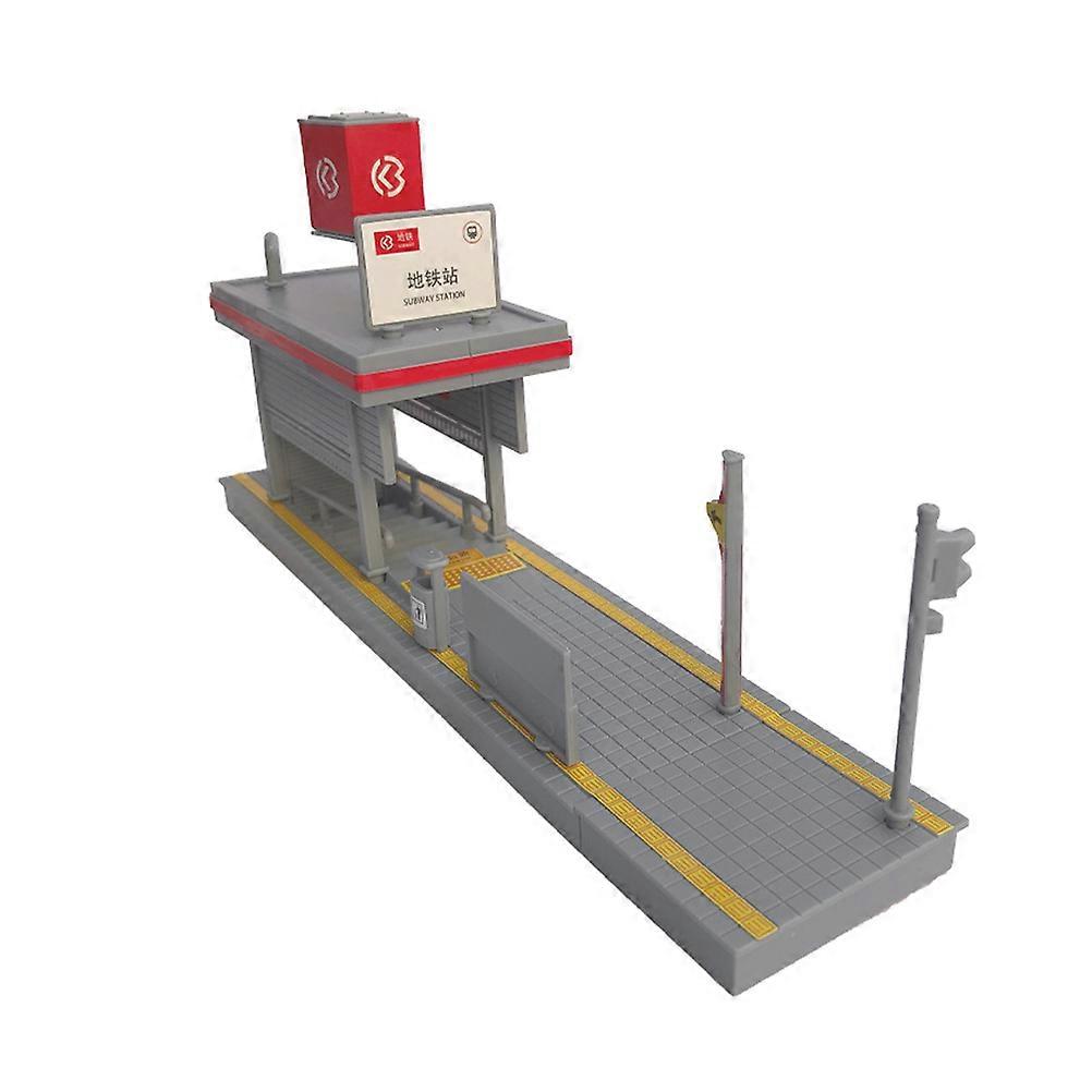 Simulation Subway Platform Toy Subway Station Model for Home