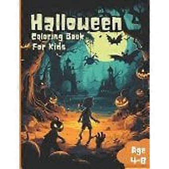 Halloween coloring book for kids age 4-8 kids gift for halloween
