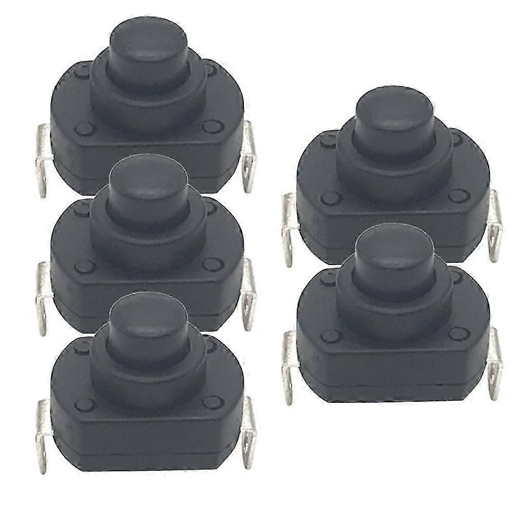 ForFlashlight Switch Button Power Self-Locking 6A Flashlight Button Ship-Type High Current Press to Pow-WHBYV