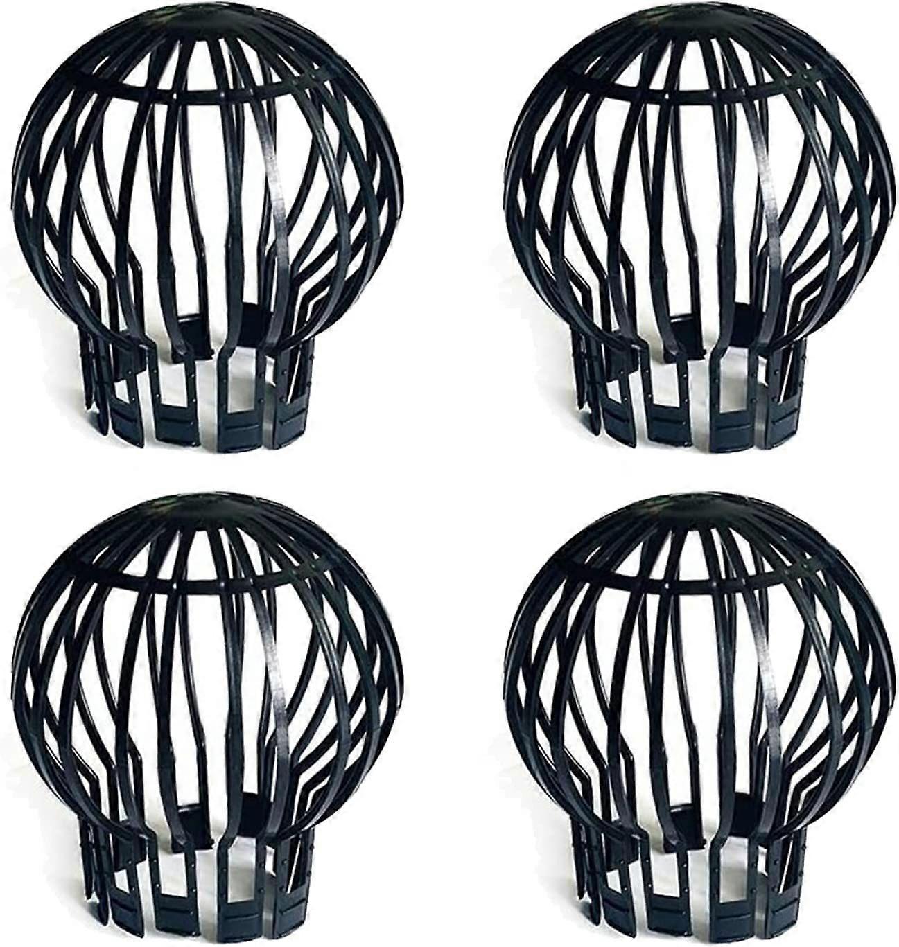 4pcs Gutter Leaf Guard Downpipe Leaf Guard Weatherproof Flexible  Keeps Gutter Downpipes Clear