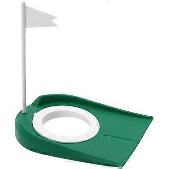 Strona główna Golf Putting Cup Trening z regulowanym otworem Biała flaga na kryty puchar golfowy