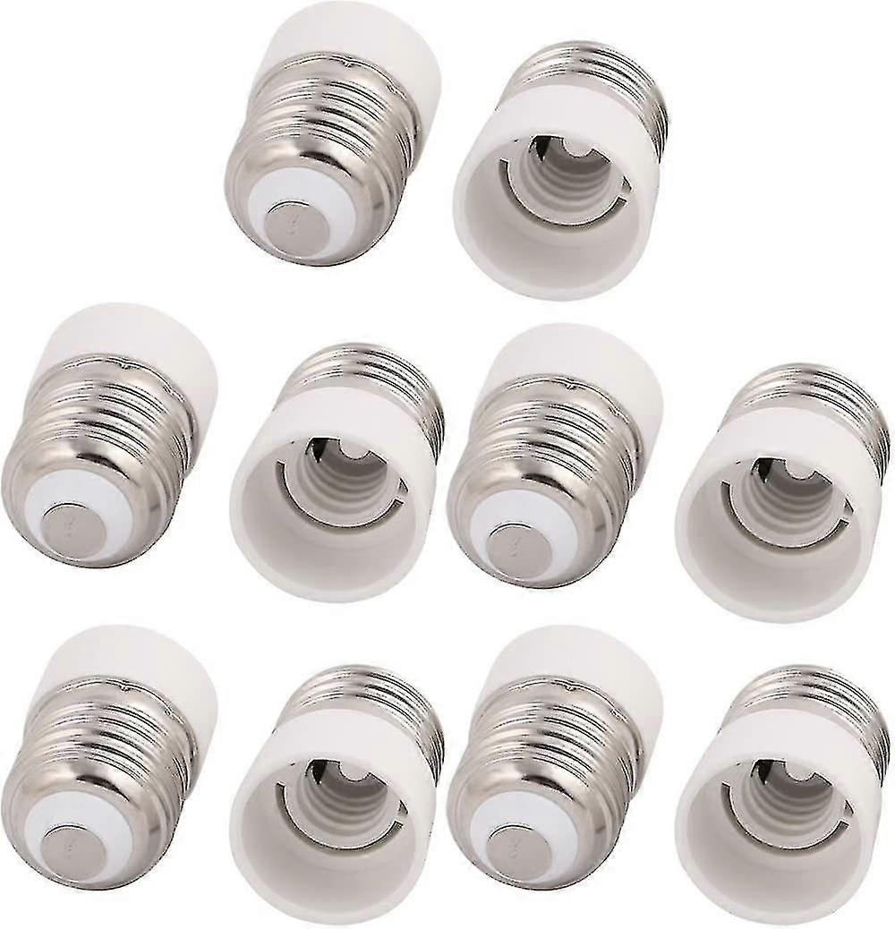 10 Pcs E27-e14 Led Bulb Base Adapter Converter Light Socket Lamp Holder-CE