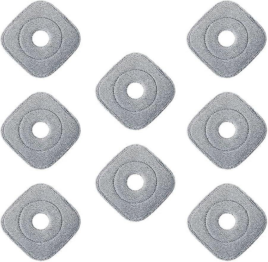8Pcs Mop Cloth for Mop Squeeze Mop Automatic Separation Rotating Cleaning Mop Cloth