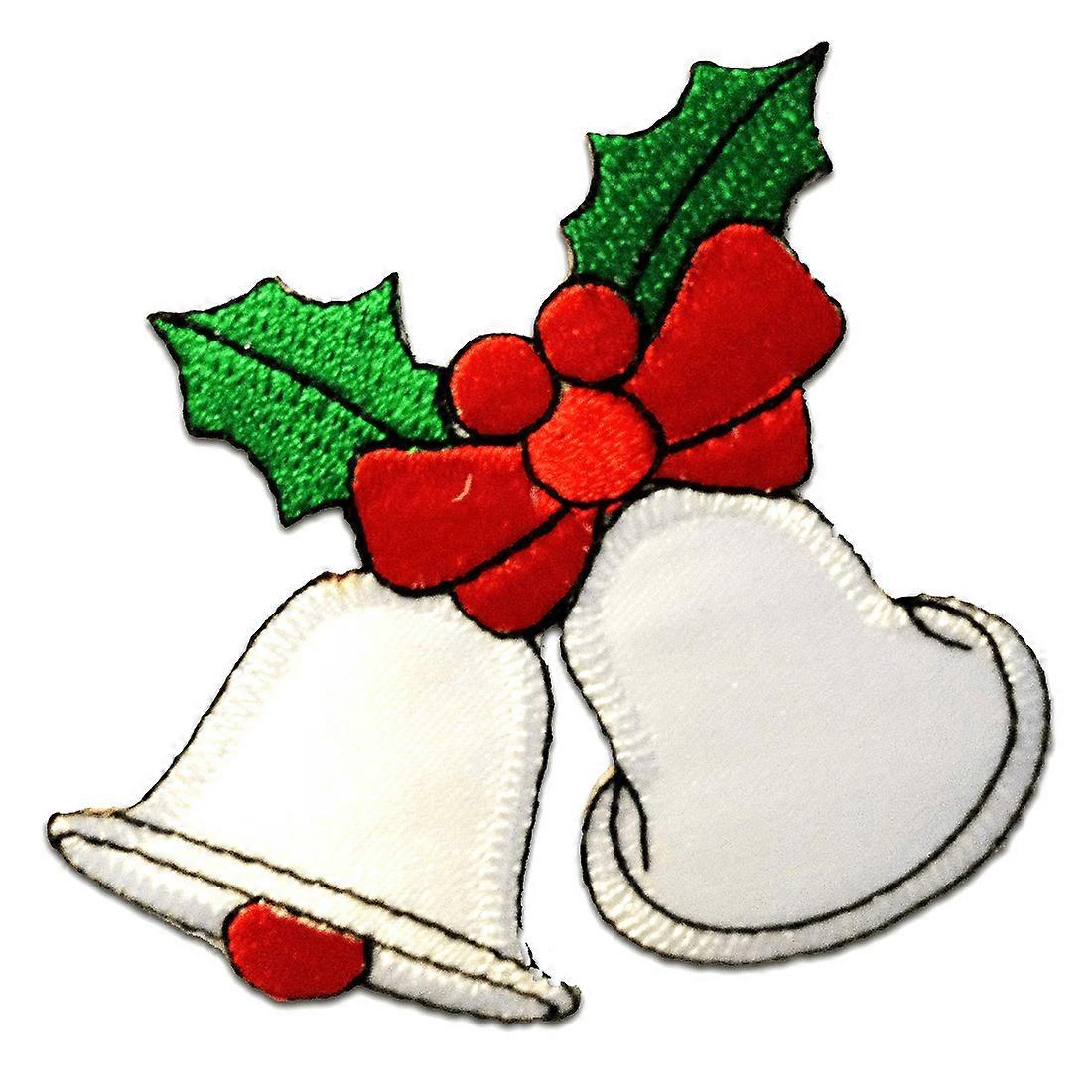 Patch Christmas Bells Christmas Bells White 7.5x7.5 Patch