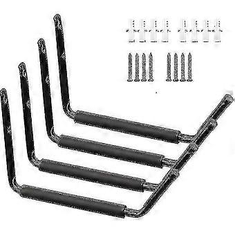 Kayak Storage Utility Rack 4pcs, Heavy Duty Garage Wall Mount Hangers Dock Hooks