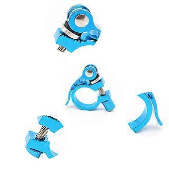 Bike Seatpost Clamp Aluminum Quick Release for Cycling Use 4Pcs Black