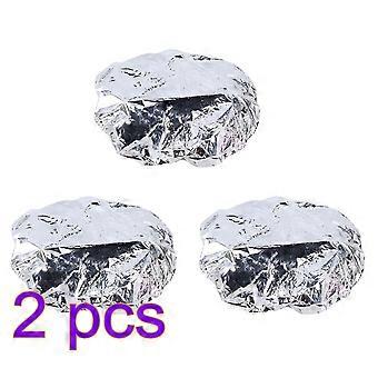 Aluminum Foil Hair Cap Waterproof Hair Styling for 12Pcs Silver