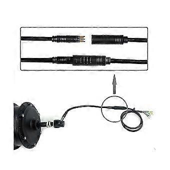 2 pieces 60cm 9-pin e-bike motor extension cables, waterproof connector, suitable for front and rear wheels