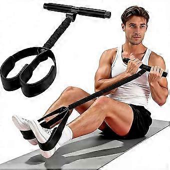 Antislip voetpedaalbanden, weerstandsbanden met handvatten, yoga-sit-up-oefenapparaat, trekkoorden, core-training voor de buikspieren.