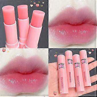 Natural Peach Lip Balm - Long Lasting Moisturizing Color Changing Lipstick, Temperature Sensitive, 2.8g