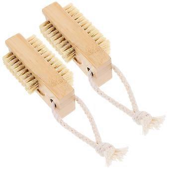 2pcs cepillo de uñas cepillo de manos cepillos de limpieza cepillo de uñas para limpiar las uñas