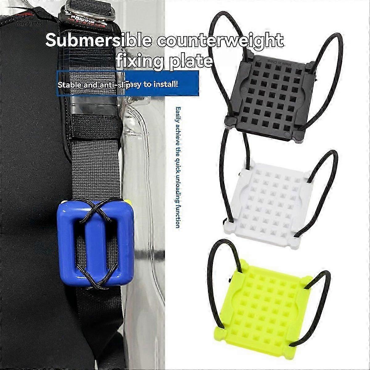 Scuba Diving Weight Fixing Plate BCD Mount A