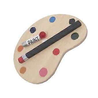Mini House Furniture Paint Tray for Bjd Accessories 2Pcs Dollhouse Minis
