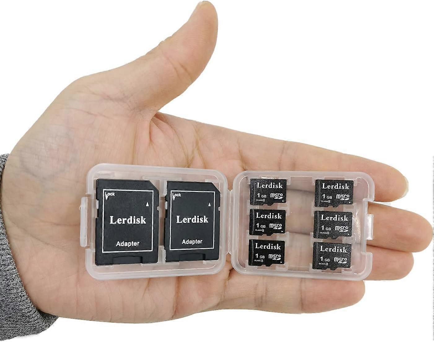 2GB Micro SD Card 6-Pack Bulk MicroSD with SD Adapter
