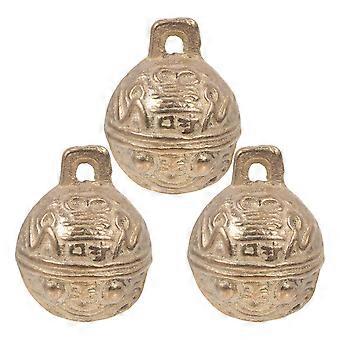 Portable Mini Copper Bells for Dog Collar Vintage Pet Bells 9Pcs Collection