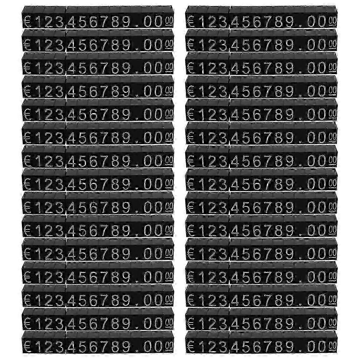 30PCS Adjustable Plastic Cube Display Stand Compatible withPrice Tags in Retail