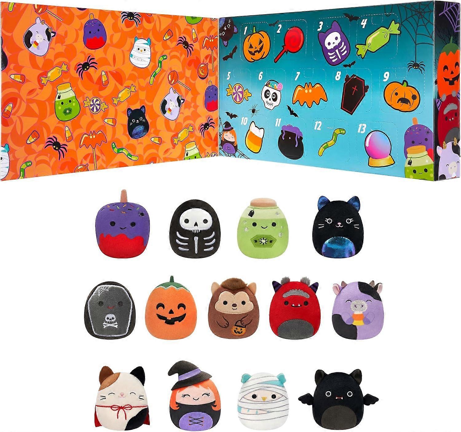 Original Micromallows Halloween Countdown Calendar 13-Pack Plush