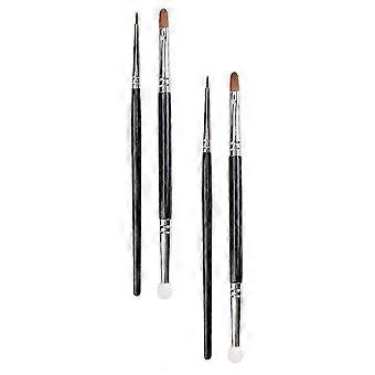 4Pcs Makeup Dual-head Brushes Small Acne Concealer Fine Brushes Cosmetic Brushes