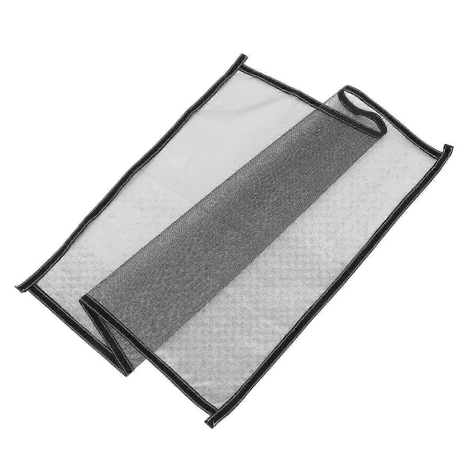 Self Adhesive Pet Proof Window Screen Adjustable Net Black