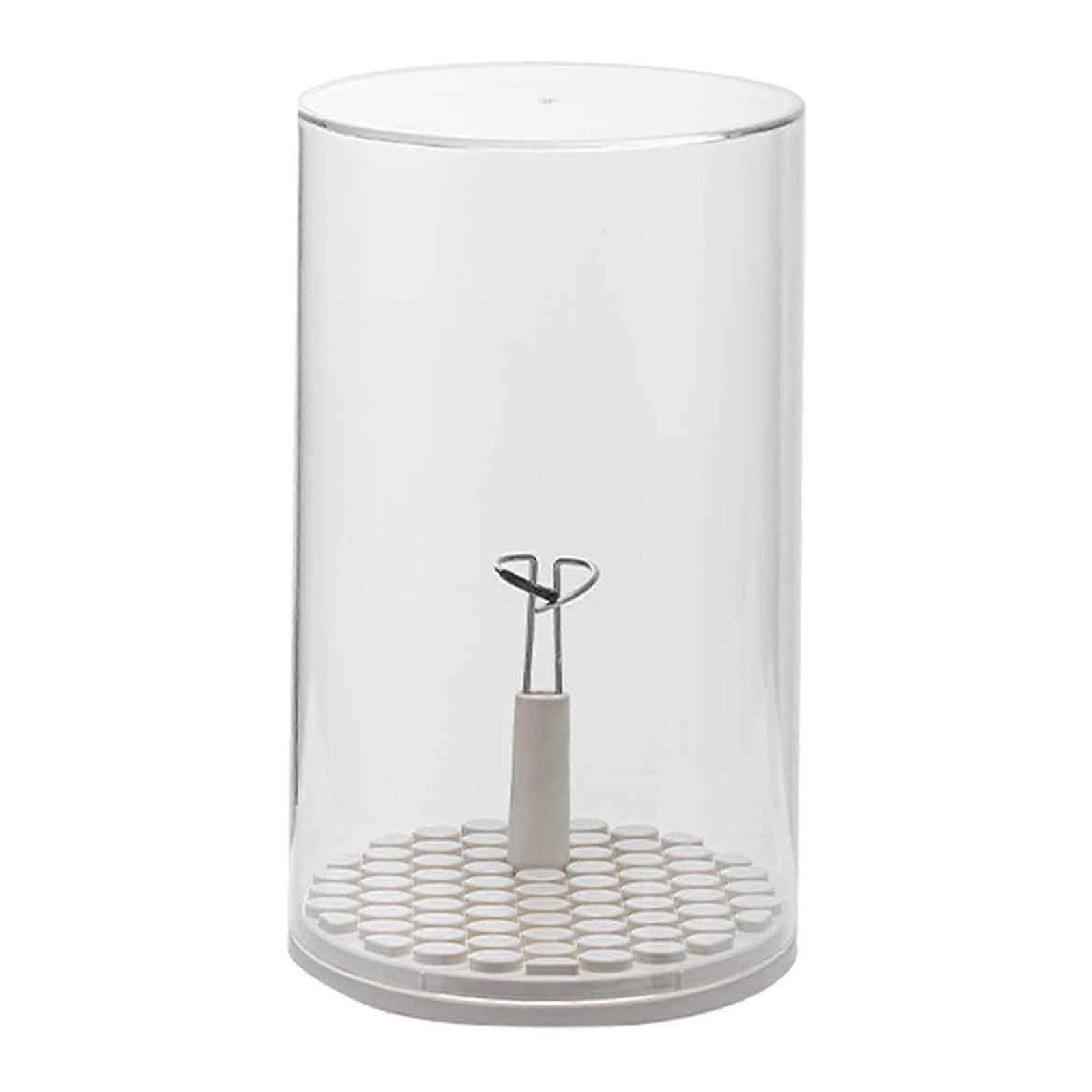 Clear Stackable Figure Display Case for Collectibles with Dustproof Easy Access Lid