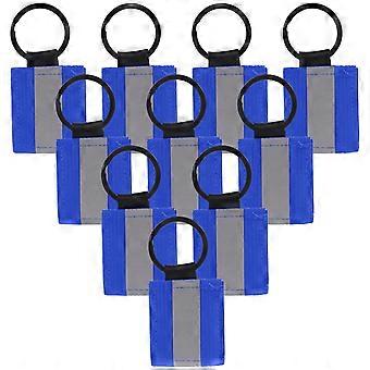Keychain Reflective Gear for Safety 40Pcs Double Sided Backpack Labels
