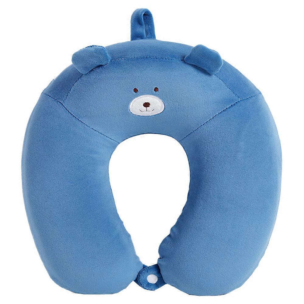 Velvet Memory Foam Neck Support Pillow