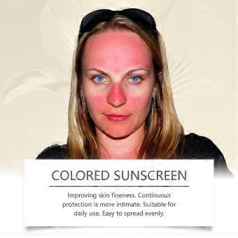 1PCSTinted Sunscreen for Face SPF 60, Tinted SPF 60 Face Moisturiser for Sensitive Skin, Tinted Daily Facial Suncream, Light & Breathable, Non Greasy
