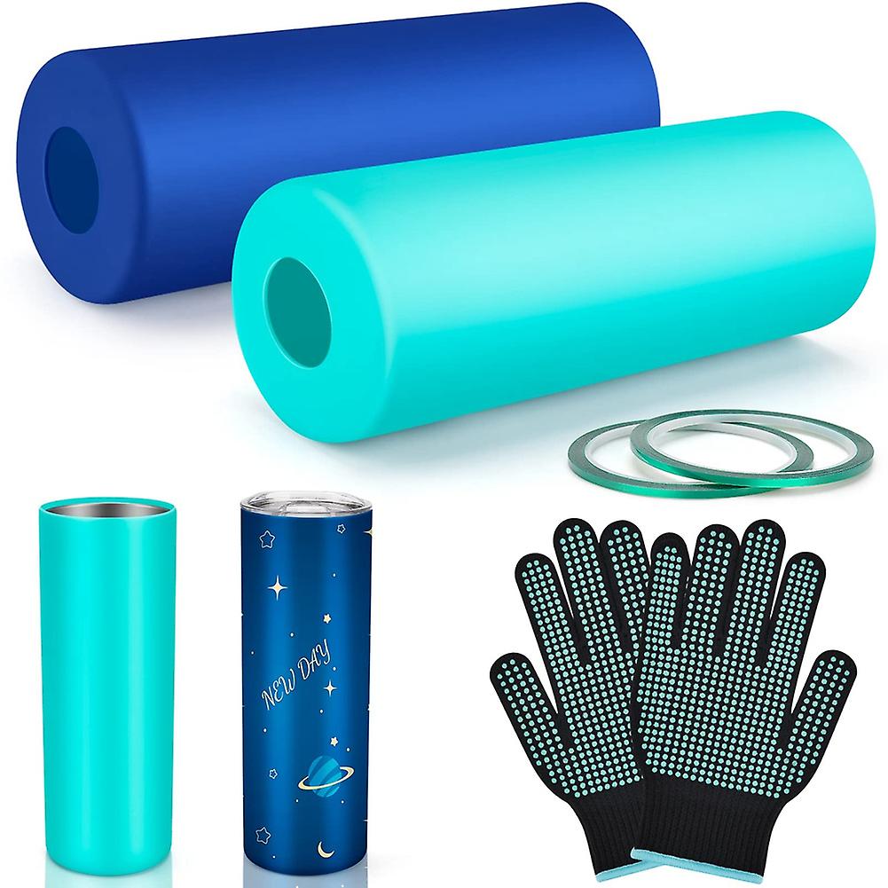 Sublimation Tumblers Sleeve for 20 , Sublimation Tumbler Silicone Bands Sleeve Kit, for Sublimation