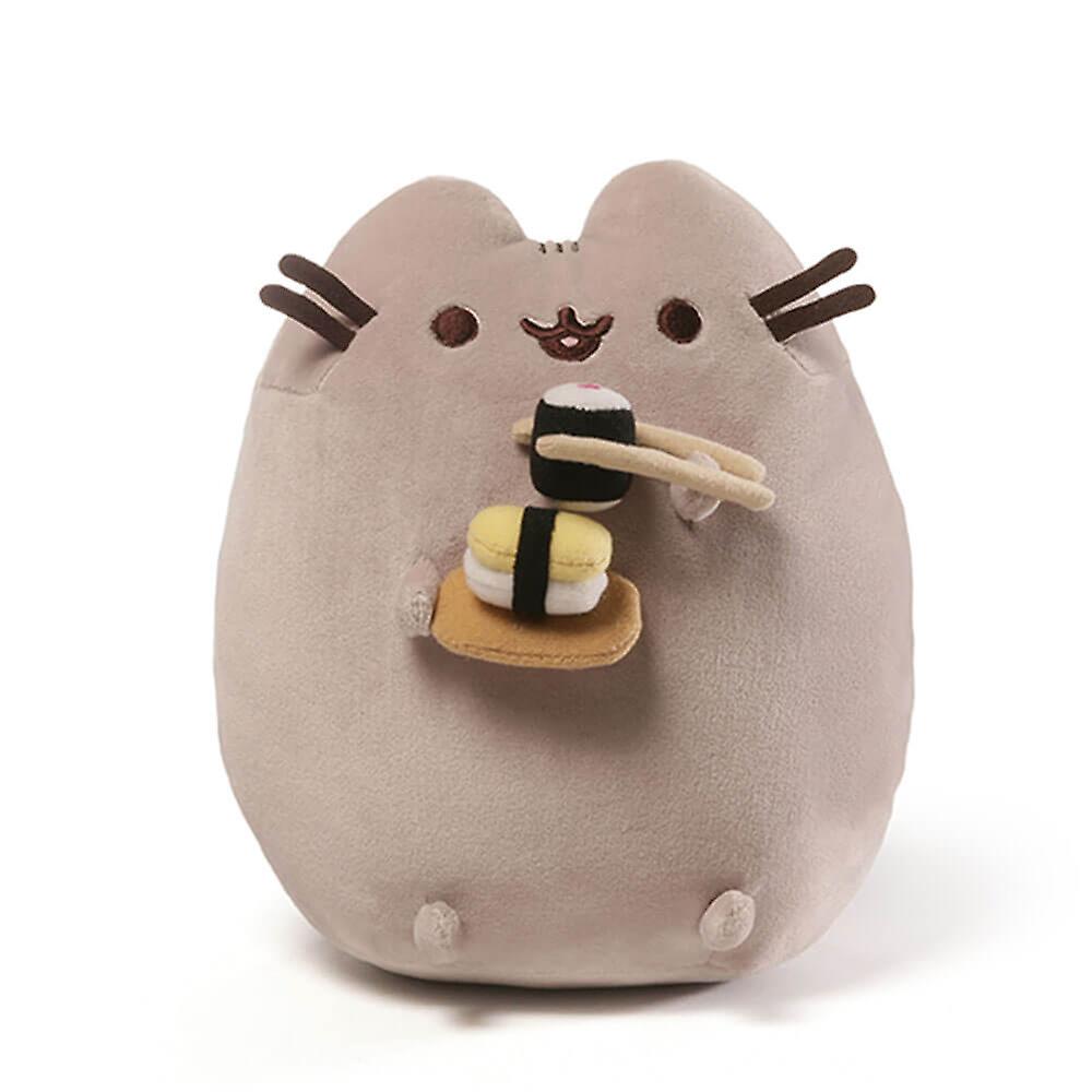 24cm Upright Plush Version Enjoying Japanese Delicacy Pusheen Sushi Plush