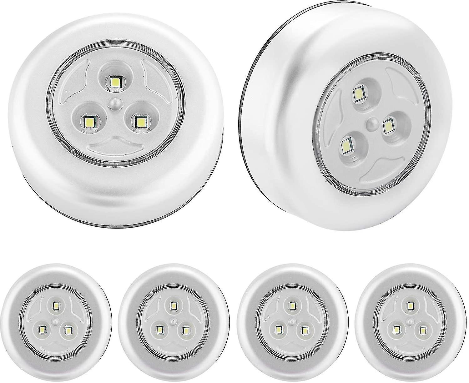 Night Lights Led Lamp 6pcs Self-adhesive Led Spot Lamp Additional Lighting For