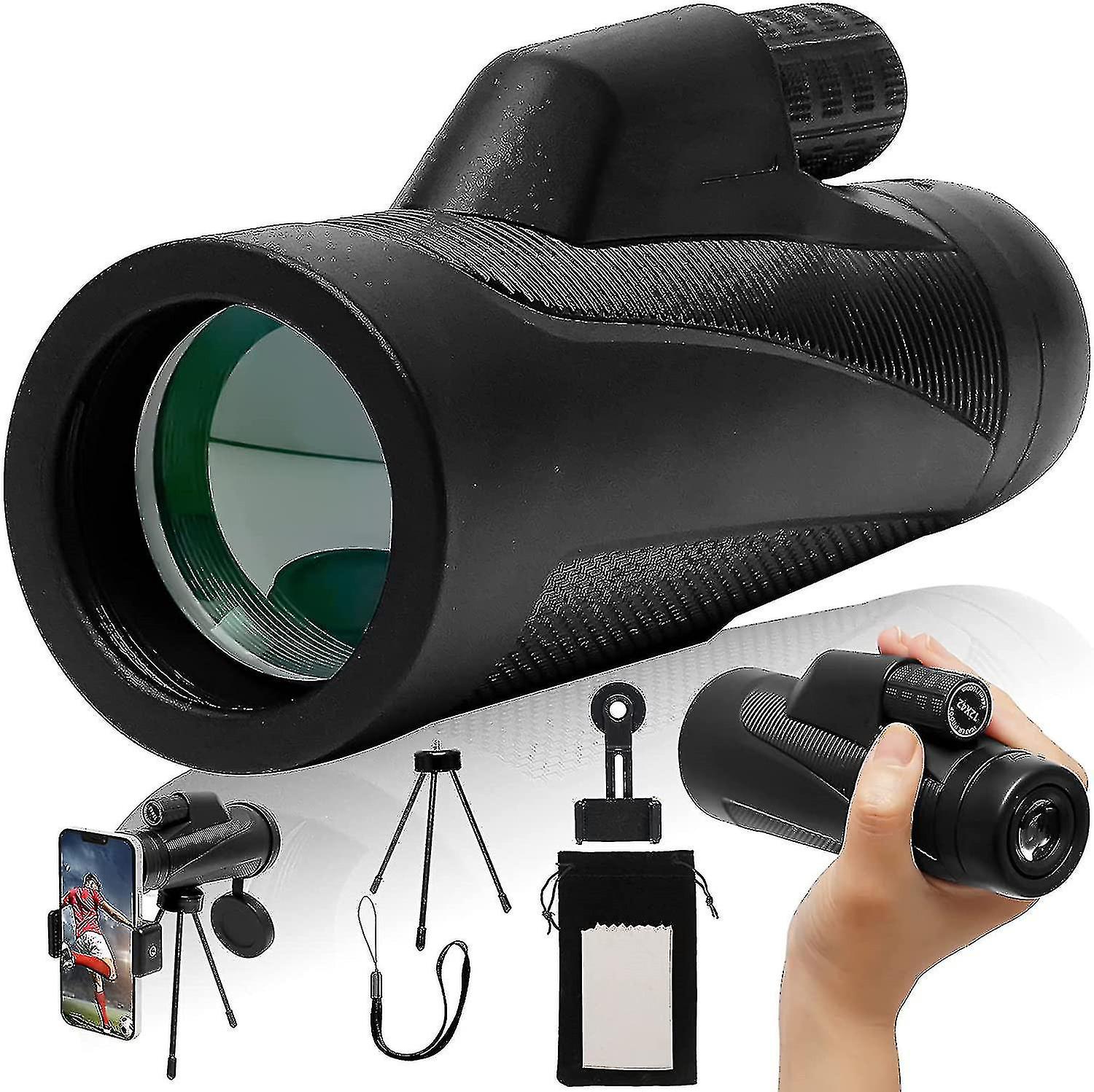 12x42 Hd Binoculars For Adults Bak4 Prism Fmc Lens Waterproof With Low