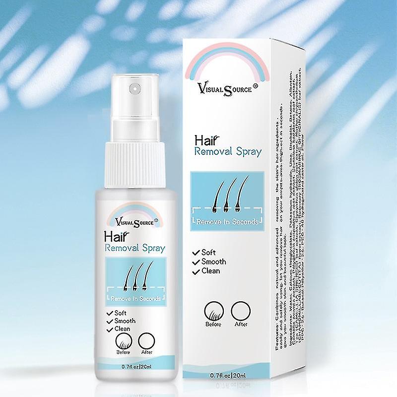 Visualsource Lakier do usuwania włosów Inhibitor wzrostu włosów Ciało nóg Pachy Bezbolesna twarz Włosy Stop Miękka gładka czysta skóra 20ml