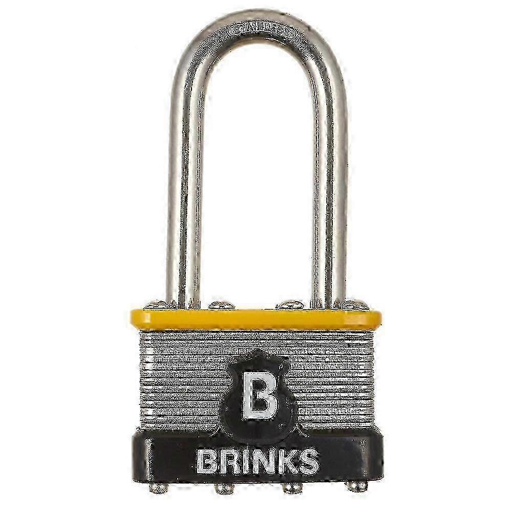 Brinks Stainless Steel Keyed Padlock, 1.75-in, 1 Ea